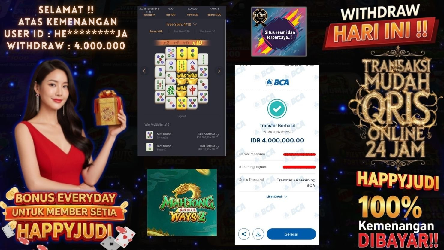 HAPPYJUDI JACKPOT SLOT MAHJONG WAYS 2